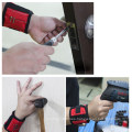 Magnetic Wristband with 5 Strong Magnets for Holding Screws, Nails, Drill Bits